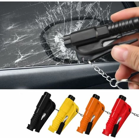 4 Stück Schlüsselanhänger Rettungswerkzeug, BR-Life Nothammer Autofensterbrecher Sicherheitshammer Gürtelschneider Einfach Und Schnell Zu Bedienen Für Autos Busse Und Andere Fahrzeuge 5 4 Stück Schlüsselanhänger Rettungswerkzeug, BR-Life Nothammer Autofensterbrecher Sicherheitshammer Gürtelschneider Einfach Und Schnell Zu Bedienen Für Autos Busse Und Andere Fahrzeuge – Image 5