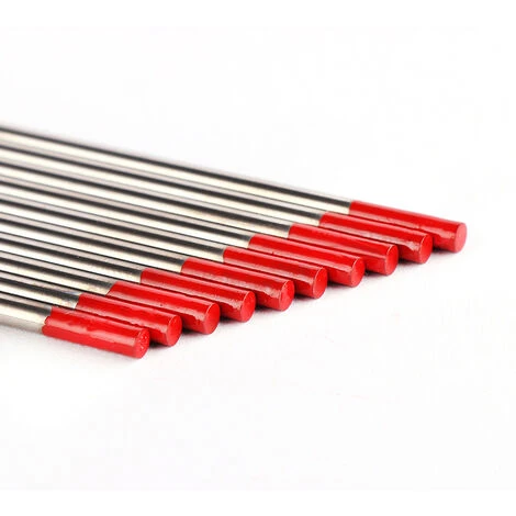 Soudage TIG Electrodes De Tungstène Avec 2% De Thorium WT20 (Rouge) 2,4mm X 150mm 10 Pièces Par Paquet 2 Soudage TIG Electrodes De Tungstène Avec 2% De Thorium WT20 (Rouge) 2,4mm X 150mm 10 Pièces Par Paquet – Image 2