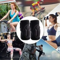 1 Paire De Genouillères De Travail, Genouillères De Jardin De Protection Noires Genouillères Antidérapantes, Anti-Collision, Genouillères De Jardin Multifonctionnelles - Noir -Pas Cher Pro Bricoleur Magasin 65392779 5