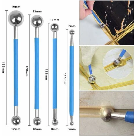 13 Pieces Finition De Joints Silicone Et Lisseurs De Joints Outils D'étanchéité à Cadres, Kit D'Outil De Scellage Et De Calfeutrage Pour Salle De Bain Cuisine JUNJUN 3 13 Pieces Finition De Joints Silicone Et Lisseurs De Joints Outils D'étanchéité à Cadres, Kit D'Outil De Scellage Et De Calfeutrage Pour Salle De Bain Cuisine JUNJUN – Image 3