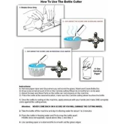 Coupe-bouteille En Verre, Coupe-bouteille Carré Et Rond, Outil De Coupe De Bouteille De Vin (mise à Niveau) -Pas Cher Pro Bricoleur Magasin 65507079 5