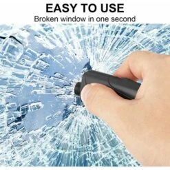 Ensoleillé Marteaux De Sécurité Pour Voiture, Marteau De Sécurité Pour Voiture, Brise-vitre De Voiture, Brise-vitre Avec Outil Coupe-ceinture, Pour Ouvrir Les Vitres De La Voiture En Cas D'urgence -Pas Cher Pro Bricoleur Magasin 65823008 5