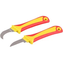 ELLE Couteau D'électricien à Manche Isolé Coupe-câble à Bande Rapide Antimagnétique, (bord De Flexion) -Pas Cher Pro Bricoleur Magasin 65976133 4