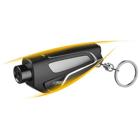 ELLE Porte-clés De Sécurité Marteau De Sécurité De Voiture Outil D'évacuation D'urgence Outil De Survie De Bus, (rouge) 2 ELLE Porte-clés De Sécurité Marteau De Sécurité De Voiture Outil D'évacuation D'urgence Outil De Survie De Bus, (rouge) – Image 2