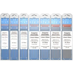 Aiguille De Tungstène, électrode De Tige De Tungstène Pour Machine à Souder à L'arc, (tête Rouge 1.0X150, 10 Pièces/boîte) -Pas Cher Pro Bricoleur Magasin 65991900 3