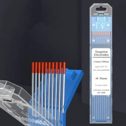 Aiguille De Tungstène, électrode De Tige De Tungstène Pour Machine à Souder à L'arc, (tête Rouge 2.0X150, 10 Pièces/boîte)