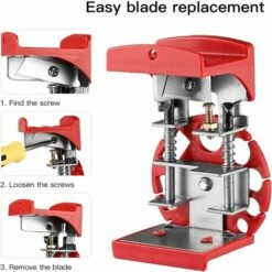 Manuelle Abisolierzange, 24AWG-0AWG Effiziente Und Einfache Manuelle Abisolierzange Mit Einstellbarer Tiefe Für Massiv- Und Litzendraht – BR-Life (Kunststoffschale) -Pas Cher Pro Bricoleur Magasin 66359115 4