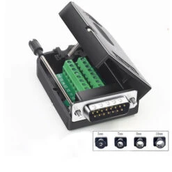 2PCS Connecteur HDMI, Adaptateur De Prise Vers Bornier, Connecteur De Soudure Sans Rupture, (poinçon Sans Soudure Mâle + Vis)