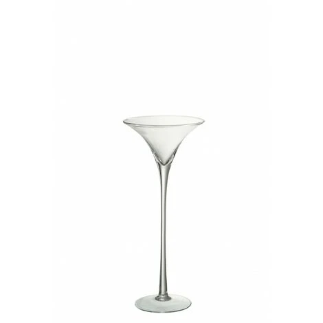 Coupe En Verre Transparent 17x17x40cm 1 Coupe En Verre Transparent 17x17x40cm