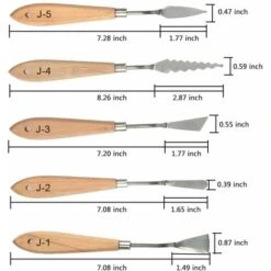 Couteaux à Palette 10Pcs Couteaux à Peindre Acrylique En Acier Inoxydable Avec Poignée Grattoirs à Peinture Kit Pour Peinture à L'huile, Peinture De Couleur, Peinture Acrylique 8 Couteaux à Palette 10Pcs Couteaux à Peindre Acrylique En Acier Inoxydable Avec Poignée Grattoirs à Peinture Kit Pour Peinture à L'huile, Peinture De Couleur, Peinture Acrylique -Pas Cher Pro Bricoleur Magasin 67679690 4