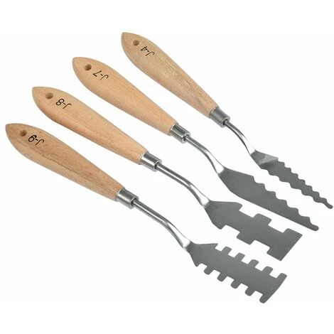 Couteaux à Palette 10Pcs Couteaux à Peindre Acrylique En Acier Inoxydable Avec Poignée Grattoirs à Peinture Kit Pour Peinture à L'huile, Peinture De Couleur, Peinture Acrylique 5 Couteaux à Palette 10Pcs Couteaux à Peindre Acrylique En Acier Inoxydable Avec Poignée Grattoirs à Peinture Kit Pour Peinture à L'huile, Peinture De Couleur, Peinture Acrylique – Image 5