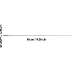 Tige D'électrode En Tungstène, Tige Professionnelle En Thorium Tig, 2 % Thorié Pour Machine à Souder Tig, WT20, Rouge (1,6 Mm X 150 Mm) 7 Tige D'électrode En Tungstène, Tige Professionnelle En Thorium Tig, 2 % Thorié Pour Machine à Souder Tig, WT20, Rouge (1,6 Mm X 150 Mm) -Pas Cher Pro Bricoleur Magasin 67703931 3