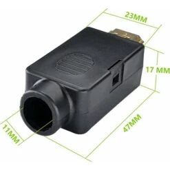 2pcs HDMI Mâle Adaptateur Connecteur De Soudage à La Plaque De Dérivation De Borne De Câblage, Oi-FRIS 7 2pcs HDMI Mâle Adaptateur Connecteur De Soudage à La Plaque De Dérivation De Borne De Câblage, Oi-FRIS -Pas Cher Pro Bricoleur Magasin 68058724 3