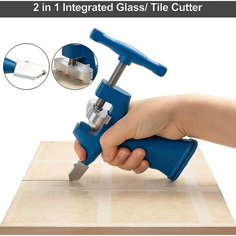 GP Kit De Coupe De Carreaux De Verre Intégré 2 En 1, Outil De Coupe Professionnel De 2 Mm à 20 Mm 1 GP Kit De Coupe De Carreaux De Verre Intégré 2 En 1, Outil De Coupe Professionnel De 2 Mm à 20 Mm