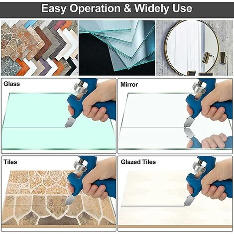 GP Kit De Coupe De Carreaux De Verre Intégré 2 En 1, Outil De Coupe Professionnel De 2 Mm à 20 Mm 3 GP Kit De Coupe De Carreaux De Verre Intégré 2 En 1, Outil De Coupe Professionnel De 2 Mm à 20 Mm – Image 3