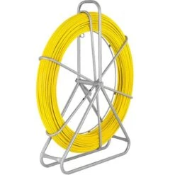 VEVOR Tige De Cable En Fibre De Verre Serpent Ruban De Poisson 6 Mm X130 / 200 M, 8 Mm X150 M Electrique Extracteur De Cable 8 Mm X 150 M
