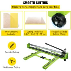 VEVOR Coupe-carrelage Manuel TG-02-1,2m Coupeur De Carrelage Manuel Pour Couper Les Materiaux En Pierre Y Compris Les Carreaux De Sol Normaux/les Carreaux Polis -Pas Cher Pro Bricoleur Magasin 69343264 4