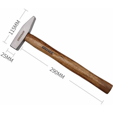 Marteau De Charpentier, Manche De Monteur, Marteau D'électricien, (marteau De Monteur Avec Manche En Bois 500g) 2 Marteau De Charpentier, Manche De Monteur, Marteau D'électricien, (marteau De Monteur Avec Manche En Bois 500g) – Image 2