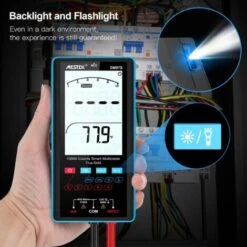 Multimètre Numérique MESTEK Testeur Electrique Digital Voltmètre Automatique 10000 Comptes TRMS Ampèremètre Ohmmètre Température CC/CA Tension Courant Capacité Résistance Diode Continuité Fréquence 8 Multimètre Numérique MESTEK Testeur Electrique Digital Voltmètre Automatique 10000 Comptes TRMS Ampèremètre Ohmmètre Température CC/CA Tension Courant Capacité Résistance Diode Continuité Fréquence -Pas Cher Pro Bricoleur Magasin 70196940 4