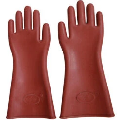 Lefou Gants De Travail Gants Électriciens En Caoutchouc Couverture De Sécurité，gants Isolés 12kv（Quantité : 1 Ensemble） Lefou