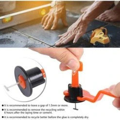 602 Pcs Tile Systeme Leveling Reutilisable Carrelage Niveleur Et Spacers Outils -Pas Cher Pro Bricoleur Magasin 71278714 4