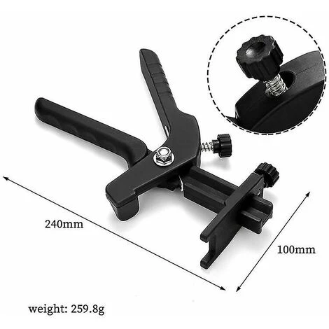 Tools Tiler Installation Tools - Adjustable Clamps Heavy Duty Black Floor Locating System Leveling Tiler Installation Tools 2 Tools Tiler Installation Tools - Adjustable Clamps Heavy Duty Black Floor Locating System Leveling Tiler Installation Tools – Image 2