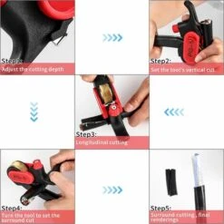 Dénudeur à Roue à Rochet, Dénudeur De Câble Du Couteau PG-5 Pour 25mm Comm/PVC/LV -Pas Cher Pro Bricoleur Magasin 72515660 5