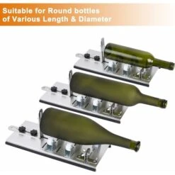 Dernier Kit De Coupe-bouteille En Verre Réglable Outil De Bricolage Outil De Coupe En Acier Inoxydable à 5 Roues Pour Le Vin -Pas Cher Pro Bricoleur Magasin 73024874 3