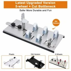 Dernier Kit De Coupe-bouteille En Verre Réglable Outil De Bricolage Outil De Coupe En Acier Inoxydable à 5 Roues Pour Le Vin -Pas Cher Pro Bricoleur Magasin 73024874 5