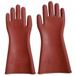 Gants De Travail Gants ��lectriciens En Caoutchouc Couverture De S��curit��,gants Isol��s 12kv��Quantit�� : 1 Ensemble��