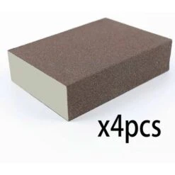 YIDOMDE Perle Rare Le Bloc éponge / Ponçage Convient Aux Surfaces Humides Et Sèches. Éponge émeri Ultra Fine (grade 320 à 400) émeri 4 Pièces
