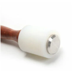 Cuir Carving Marteau, DIY Leathercraft Maillet, Peau De Vache Sew Club, Tête Droite En Nylon Poignée En Bois 21cm -Pas Cher Pro Bricoleur Magasin 76329162 3