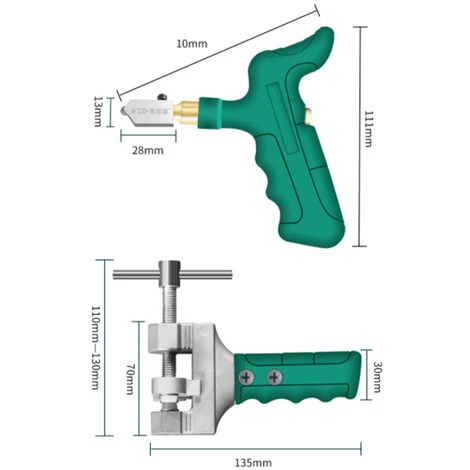 Outillage Coupe-verre Professionnel Carrelage Coupe-céramique Coupe-main Pinces à Briser Le Verre Kit D'outils 5 Outillage Coupe-verre Professionnel Carrelage Coupe-céramique Coupe-main Pinces à Briser Le Verre Kit D'outils – Image 5