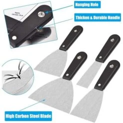 Couteaux à Enduire Jeu De Spatules En Acier Ensemble De Couteaux à Mastic Lot De 7 Pièces Avec Sac De Rangement Grattoir Mural Poignée En Plastique Antidérapant 7 Couteaux à Enduire Jeu De Spatules En Acier Ensemble De Couteaux à Mastic Lot De 7 Pièces Avec Sac De Rangement Grattoir Mural Poignée En Plastique Antidérapant -Pas Cher Pro Bricoleur Magasin 76529916 3