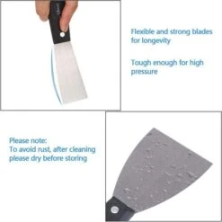 Couteaux à Enduire Jeu De Spatules En Acier Ensemble De Couteaux à Mastic Lot De 7 Pièces Avec Sac De Rangement Grattoir Mural Poignée En Plastique Antidérapant 8 Couteaux à Enduire Jeu De Spatules En Acier Ensemble De Couteaux à Mastic Lot De 7 Pièces Avec Sac De Rangement Grattoir Mural Poignée En Plastique Antidérapant -Pas Cher Pro Bricoleur Magasin 76529916 4
