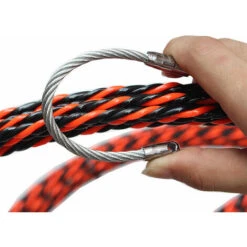 Aiguille Electricien 50M Tire Fil Electrique 5mm Diamètre Aiguille Tire Fil, Rétractable D'installation Pour Tire Cable Et Rallonge En Acier Spiralé Flexible Tire Fils Electrique Tire Fils D'électrici -Pas Cher Pro Bricoleur Magasin 76573698 4