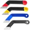 Lot De 4 Outils De Retrait De La Mortier, Râpe-joints, Grattoir Pour Carrelage, Cuisine, Salle De Bain, Sol Et Carrelage De Nettoyage Bleu Et Noir