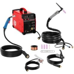 Poste à Souder Multi Procédé 180 A Facteur De Marche 60% MIG MAG TIG FCAW E-Hand IGBT Inverter