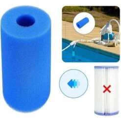Filtre De Piscine, Tailles De Filtre De Piscine Réutilisable/lavable, Cartouche éponge De Nettoyage