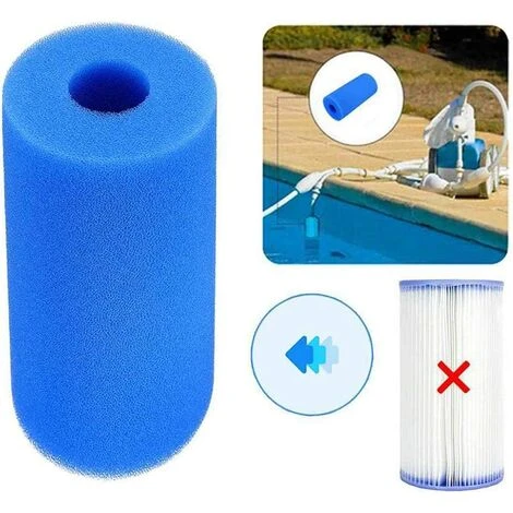 Filtre De Piscine, Tailles De Filtre De Piscine Réutilisable/lavable, Cartouche éponge De Nettoyage 1 Filtre De Piscine, Tailles De Filtre De Piscine Réutilisable/lavable, Cartouche éponge De Nettoyage