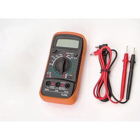 Multimètre Numérique LCD, Haute Qualité Voltmètre Ampèremètre Ohmmètre, Portable Digital Testeur Electrique Mesure Tension Courant Continuité Résistance AC DC Circuit Diodes Transistors 2 Multimètre Numérique LCD, Haute Qualité Voltmètre Ampèremètre Ohmmètre, Portable Digital Testeur Electrique Mesure Tension Courant Continuité Résistance AC DC Circuit Diodes Transistors – Image 2