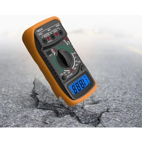 Multimètre Numérique LCD, Haute Qualité Voltmètre Ampèremètre Ohmmètre, Portable Digital Testeur Electrique Mesure Tension Courant Continuité Résistance AC DC Circuit Diodes Transistors 4 Multimètre Numérique LCD, Haute Qualité Voltmètre Ampèremètre Ohmmètre, Portable Digital Testeur Electrique Mesure Tension Courant Continuité Résistance AC DC Circuit Diodes Transistors – Image 4