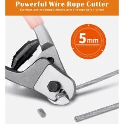 Pince Coupe-câble 200mm Acier Au Chrome Vanadium Coupeur, Convient Pour Couper Les Câbles En Cuivre, Câble En Fil D'acier, En Aluminium Et Les Câbles Electriques 8 Pince Coupe-câble 200mm Acier Au Chrome Vanadium Coupeur, Convient Pour Couper Les Câbles En Cuivre, Câble En Fil D'acier, En Aluminium Et Les Câbles Electriques -Pas Cher Pro Bricoleur Magasin 77729892 4