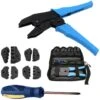 Pince à Sertir 0,5-35MM² Tournevis Embout De Câble Avec Poche Cosses Auto