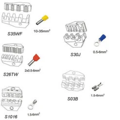 Pince à Sertir 0,5-35MM² Tournevis Embout De Câble Avec Poche Cosses Auto -Pas Cher Pro Bricoleur Magasin 77839312 4