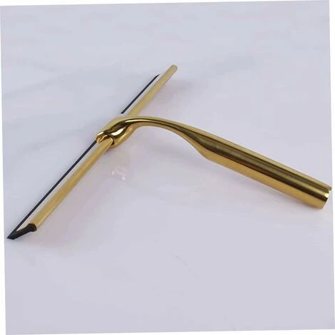 Raclette De Douche En Acier Inoxydable Raclettes De Fenêtre En Verre Poignée De Coupe Antidérapante Pour Miroir De Porte De Salle De Bain Verre De Voiture Avec Crochet, Raclettes De Douche Dorées 4 Raclette De Douche En Acier Inoxydable Raclettes De Fenêtre En Verre Poignée De Coupe Antidérapante Pour Miroir De Porte De Salle De Bain Verre De Voiture Avec Crochet, Raclettes De Douche Dorées – Image 4