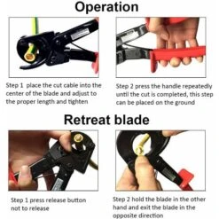 Coupe-câble à Cliquet Jusqu'à 240 Mm² -aluminium Et Cuivre Robuste -Pas Cher Pro Bricoleur Magasin 78849092 5