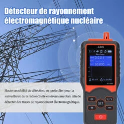 Compteur Geiger Complet + Detecteur De Rayonnement Electromagnetique, Prise En Charge De La Detection De La Temperature Et De L'humidite Zhuoxuan -Pas Cher Pro Bricoleur Magasin 79168900 3