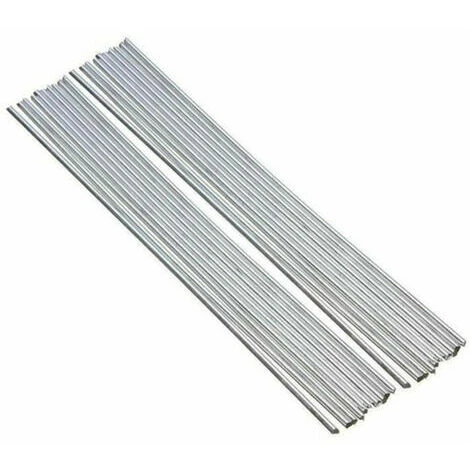 20Pcs Aluminium Tiges De Soudure Solide Base Non Flux Requis Faible Point De Fusion Resistance A La Corrosion, 25Cm1.6Mm 1 20Pcs Aluminium Tiges De Soudure Solide Base Non Flux Requis Faible Point De Fusion Resistance A La Corrosion, 25Cm1.6Mm