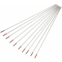 Soudage TIG Electrodes De Tungstène Avec 2% De Thorium WT20 (Rouge) 2,4mm X 150mm 10 Pièces Par Paquet 6 Soudage TIG Electrodes De Tungstène Avec 2% De Thorium WT20 (Rouge) 2,4mm X 150mm 10 Pièces Par Paquet -Pas Cher Pro Bricoleur Magasin 79973957 3